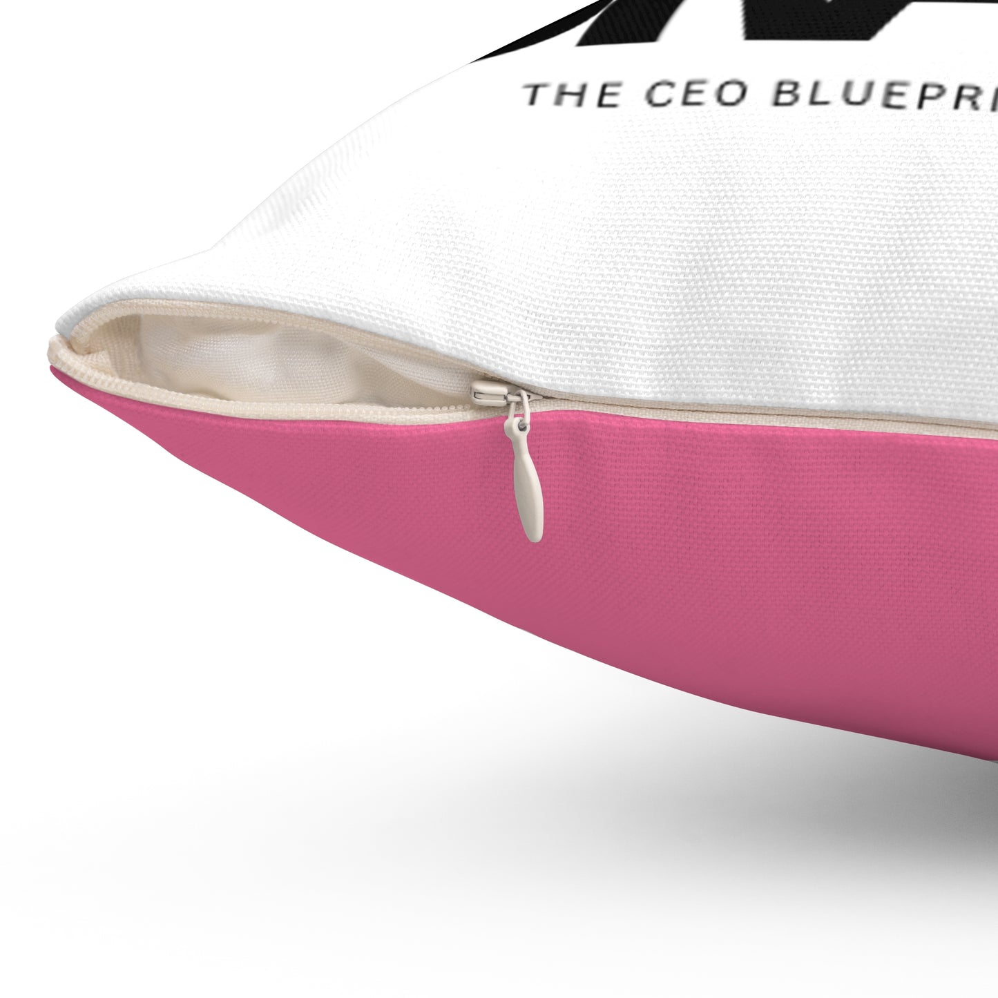 I AM THE BRAND Pink Accent Indoor Pillow for Office or Home