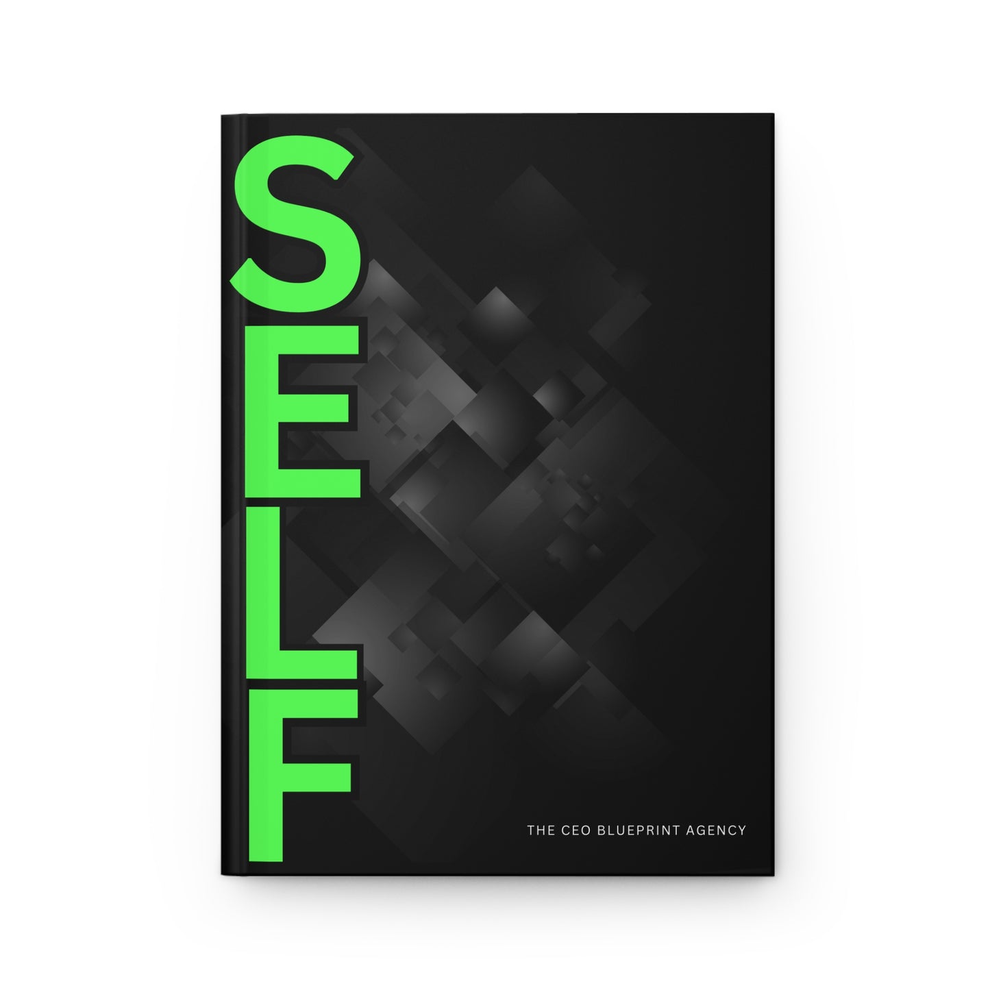 The CEO Blueprint Agency SELF MADE Neon Matte Hardcover Journal (Ruled)