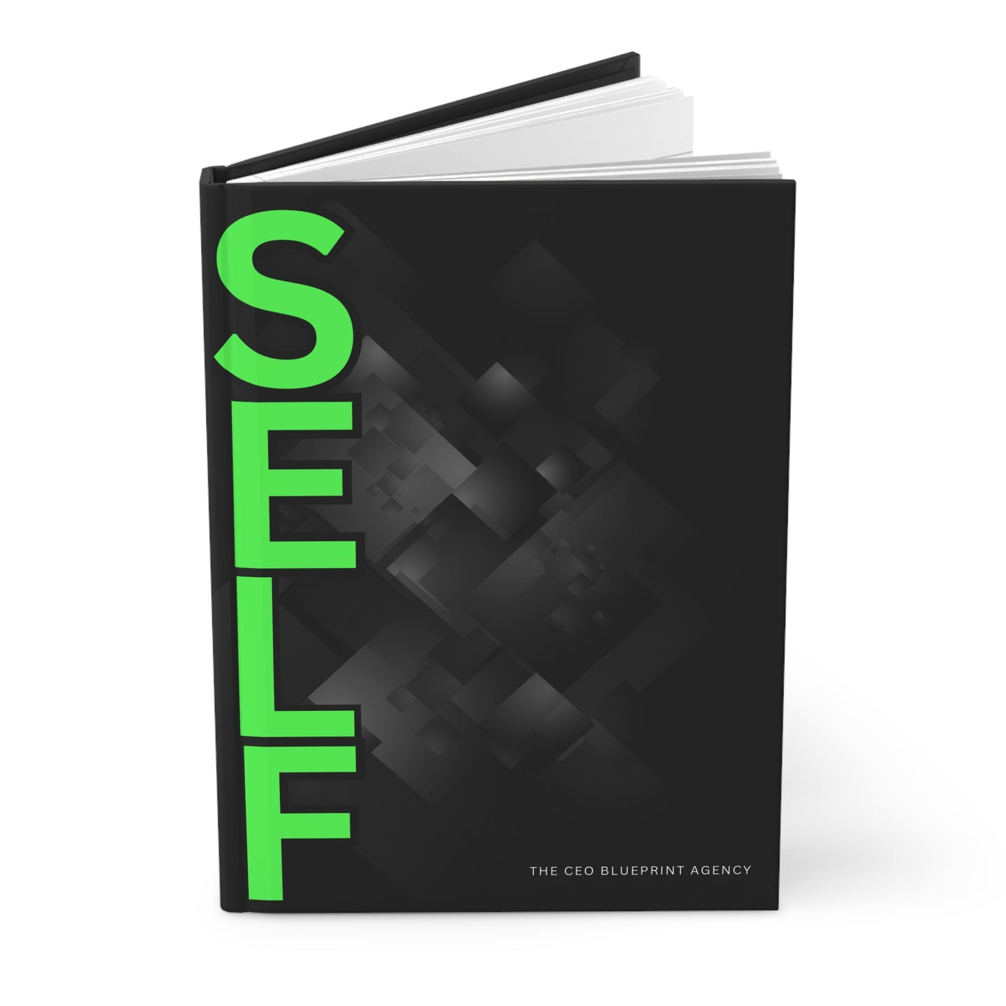 The CEO Blueprint Agency SELF MADE Neon Matte Hardcover Journal (Ruled)