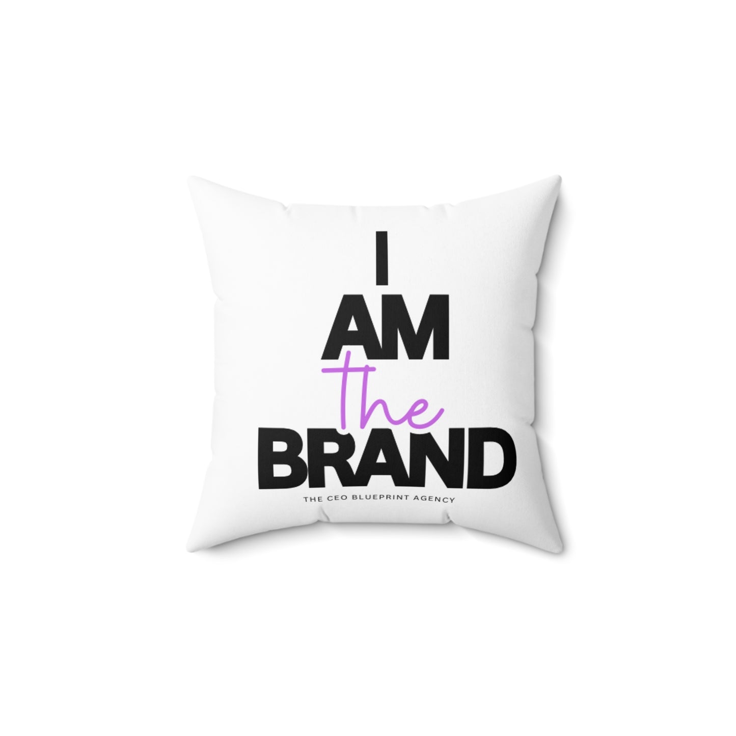 I AM THE BRAND Purple Accent Indoor Pillow for Office or Home